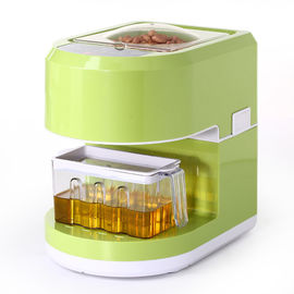 Green Color Plant Oil Extraction Machine / Home Cold Press Oil Machine 12 Months Warranty