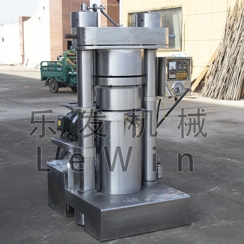 Alloy Steel Hydraulic Oil Pressing Machine 2.2 Kw Coconut Oil Expeller
